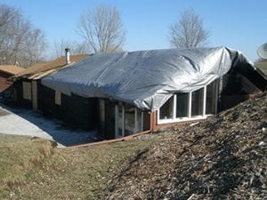 Protect with Tarp Over Service